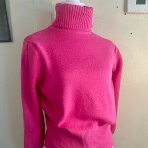Bubblegum Pink Puff Sleeve French Connection Sweater Sz Sml